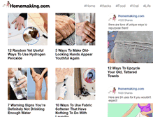 Tablet Screenshot of homemaking.com